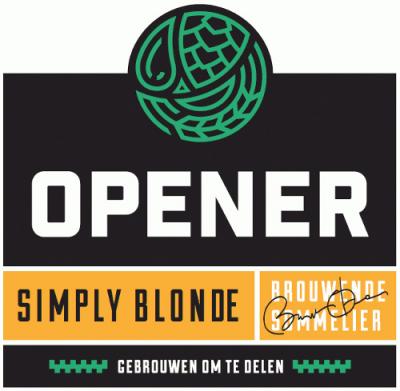 Opener Bierbrouwerij Simply Blonde